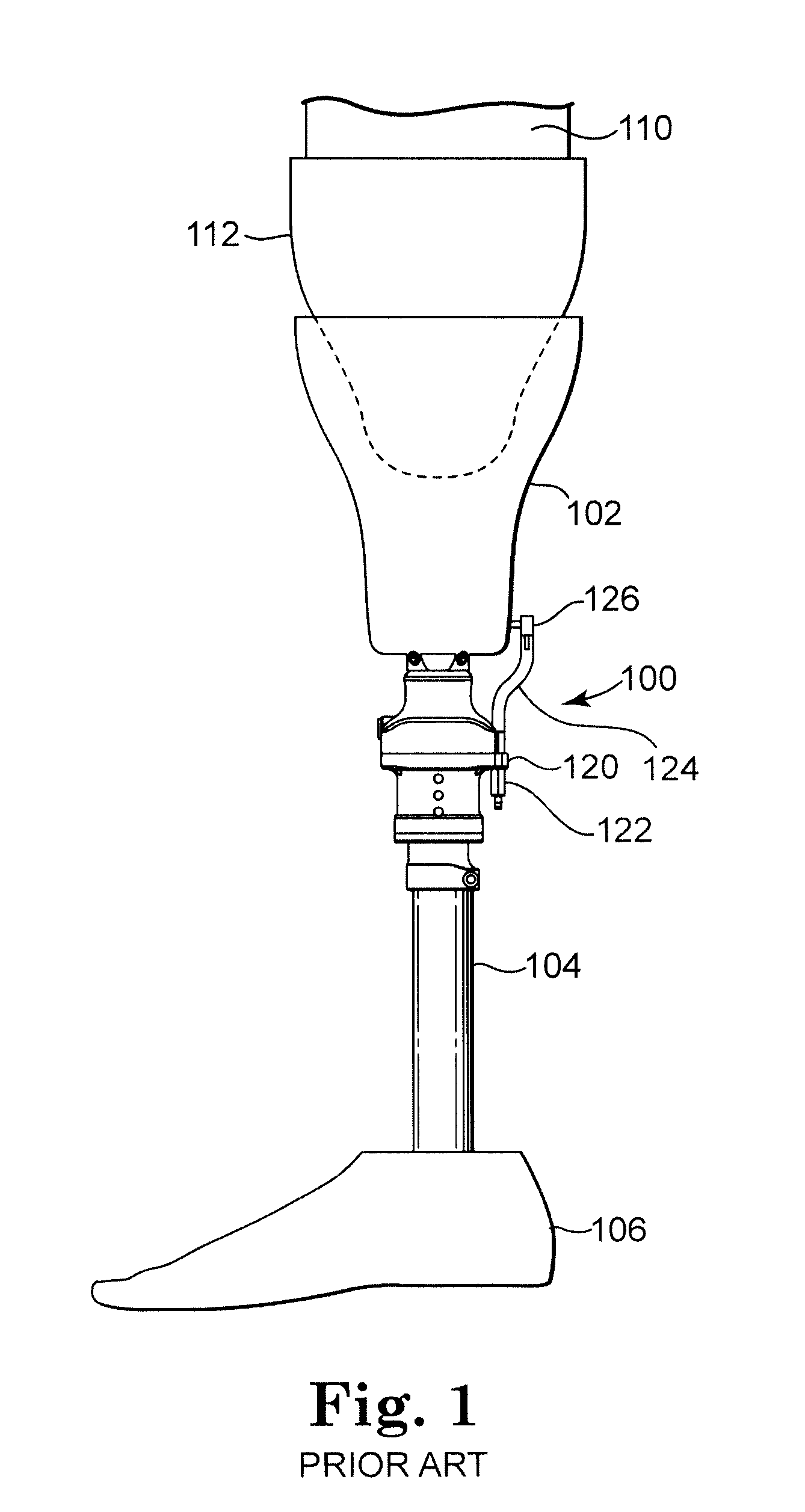 Pneumatic connections for prosthetic socket