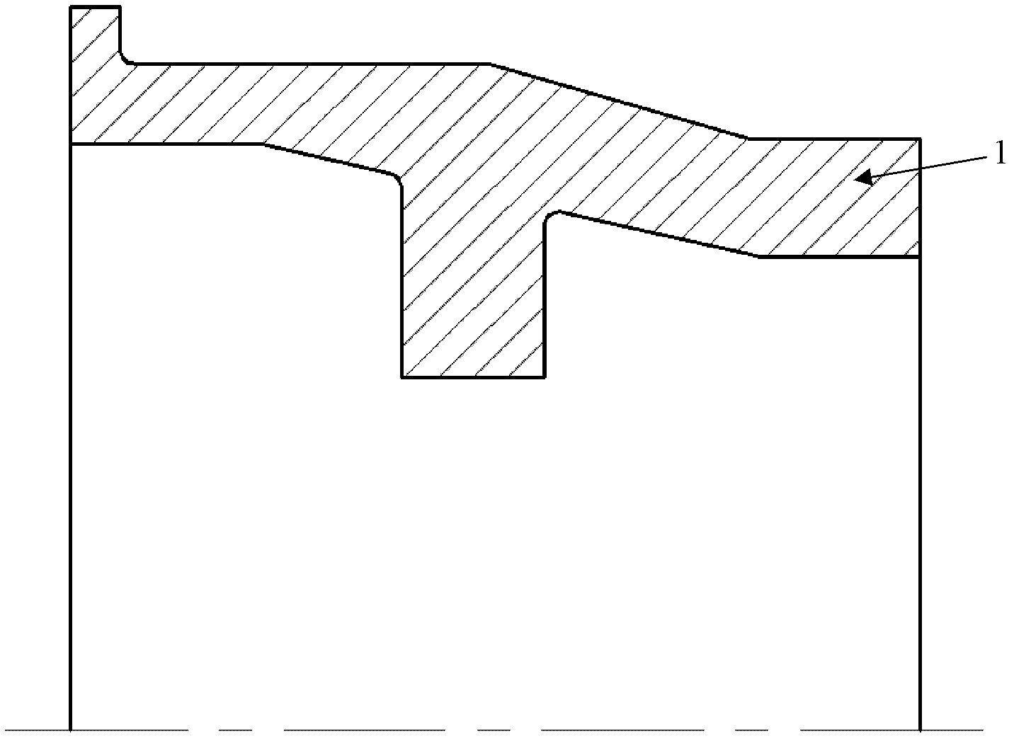 Method for processing integral casing of engine