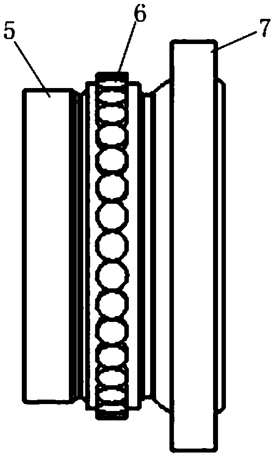 A three-axis free bending local progressive forming device and method