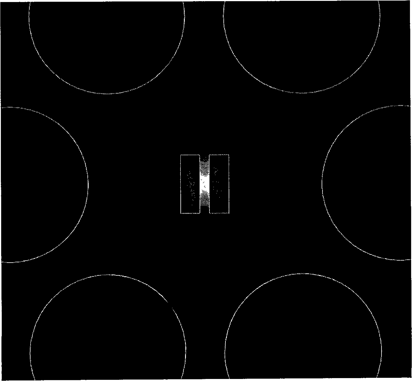 Ultra-high non-linear photon crystal optical fiber based on narrow slit effect