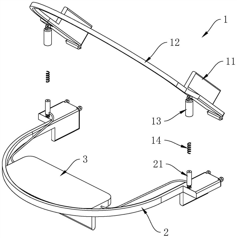 A support instrument for oral medical examination