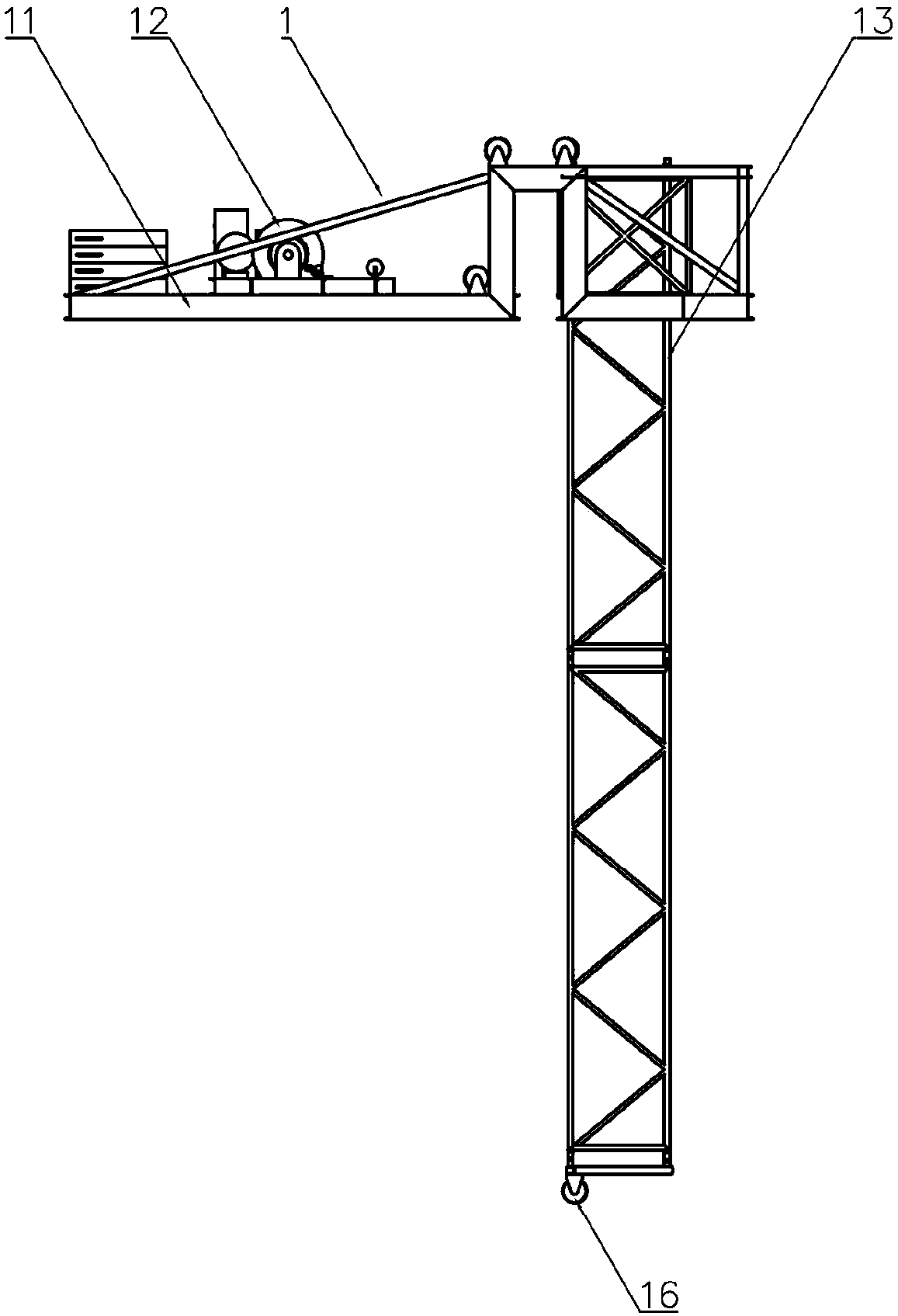 Movable overhauling platform for surface runner in hydropower station