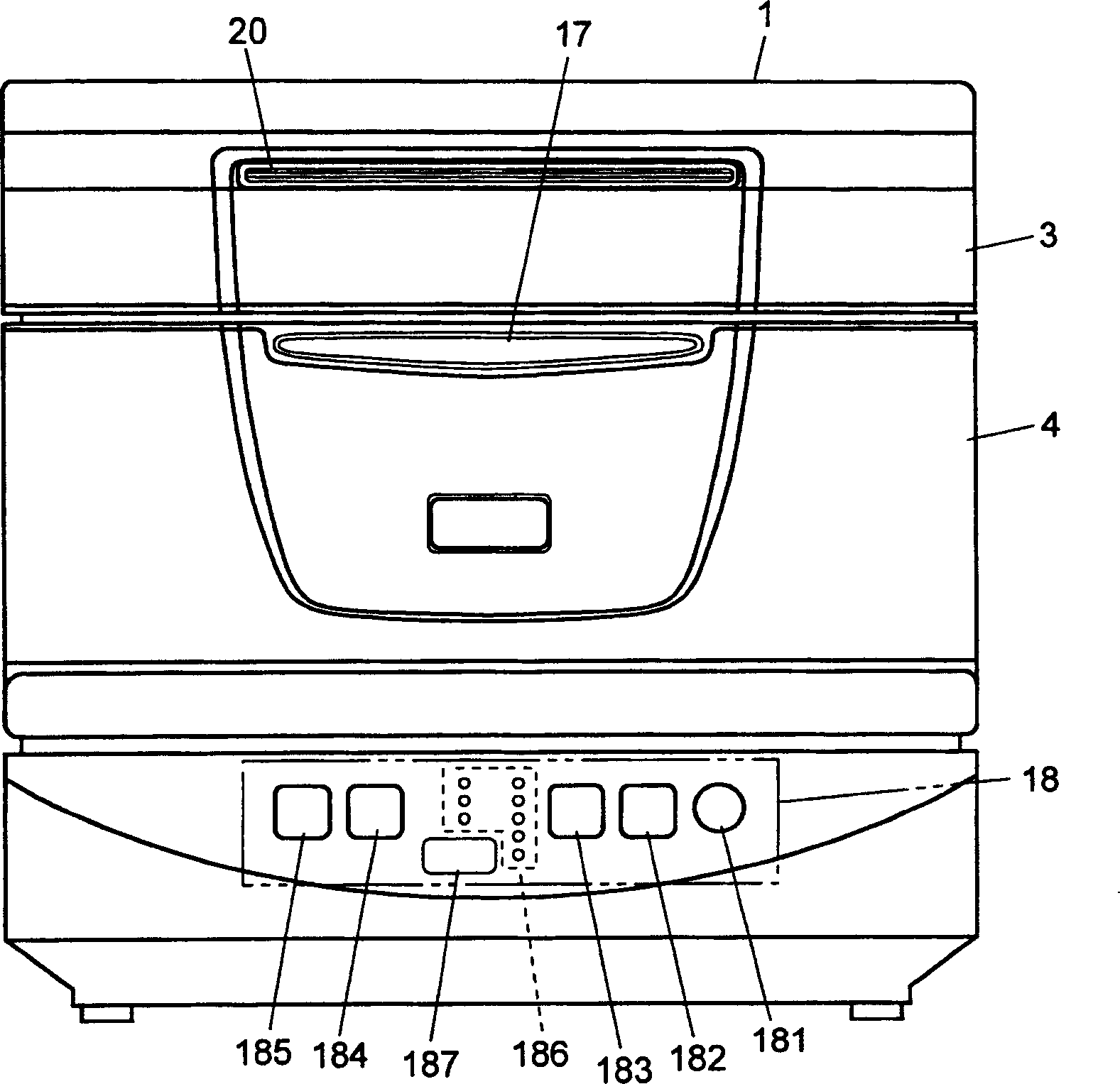 Tableware cleaning machine