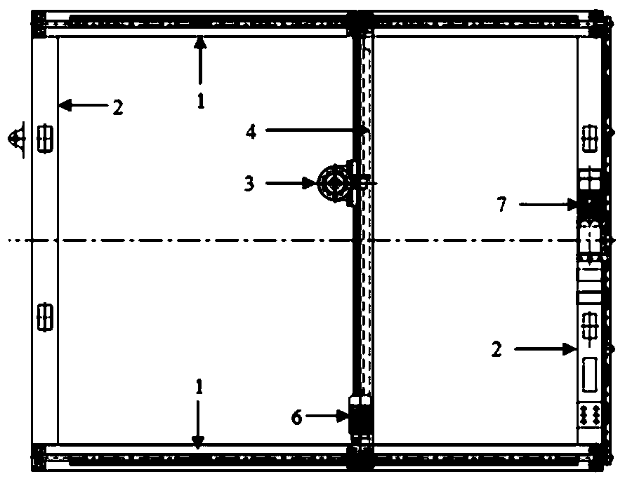 On-spot finish machining device for large equipment base face plate on ship and using method thereof