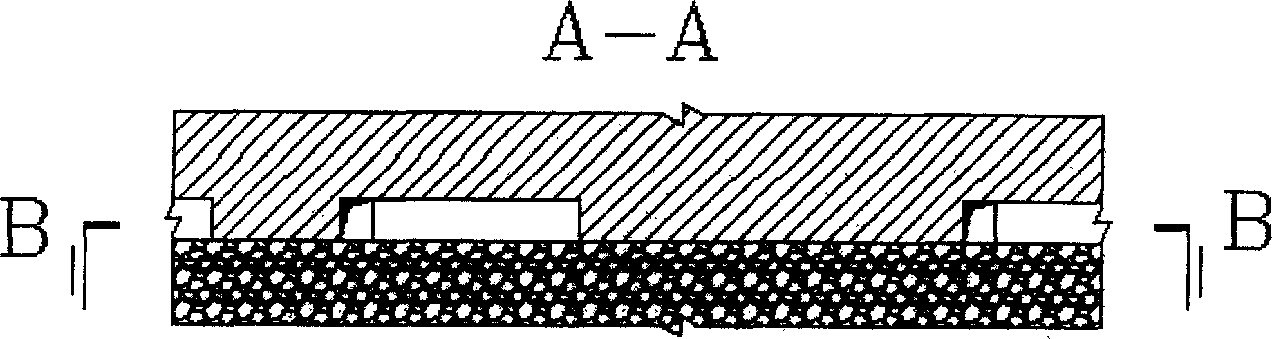 Upward spacing admission passage filling mining method