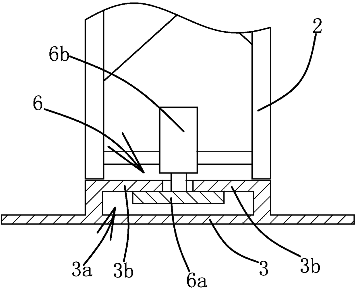 Fabricated steel structure sliding frame