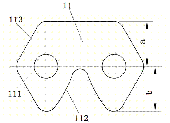 Silent chain complex phase multi-axis transmission mechanism