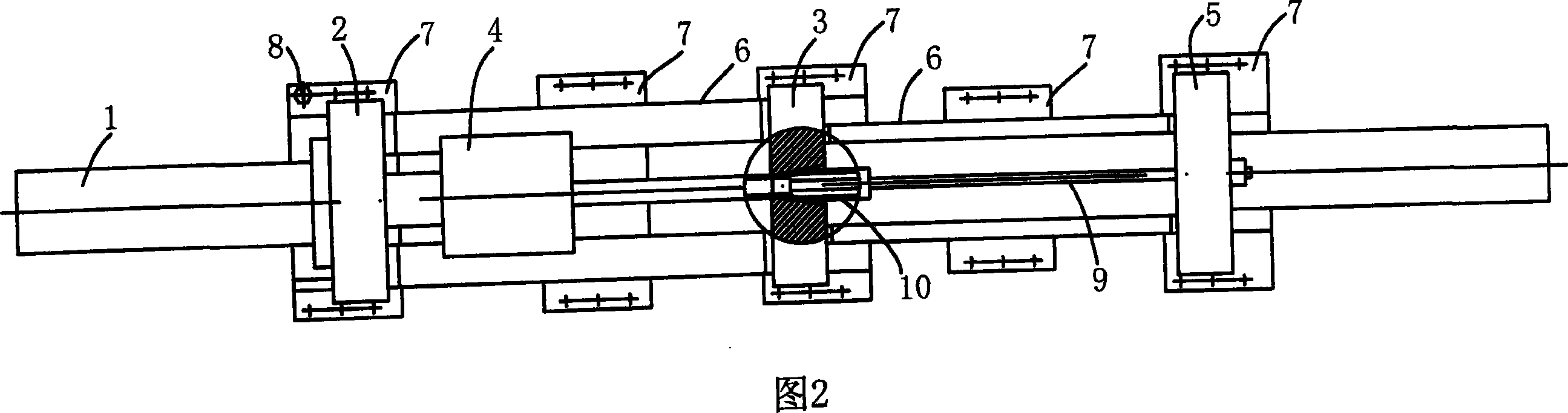 Hydraulic cold drawn pipe machine