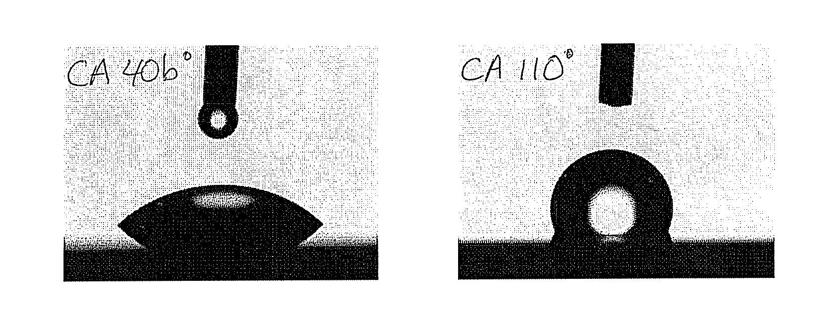 Surface treatment of an organic or inorganic substrate for enhancing stability of a lithographically defined deposited metal layer