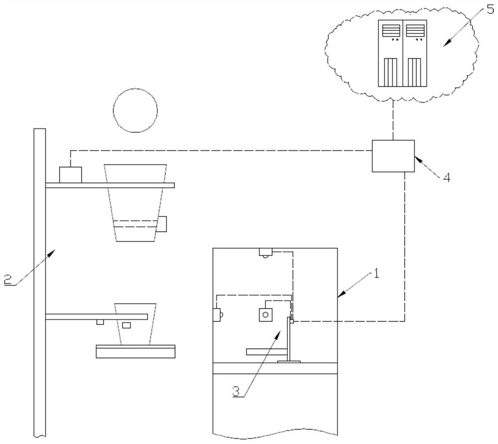 System and method for measuring feed conversion ratio of cage breeding poultry