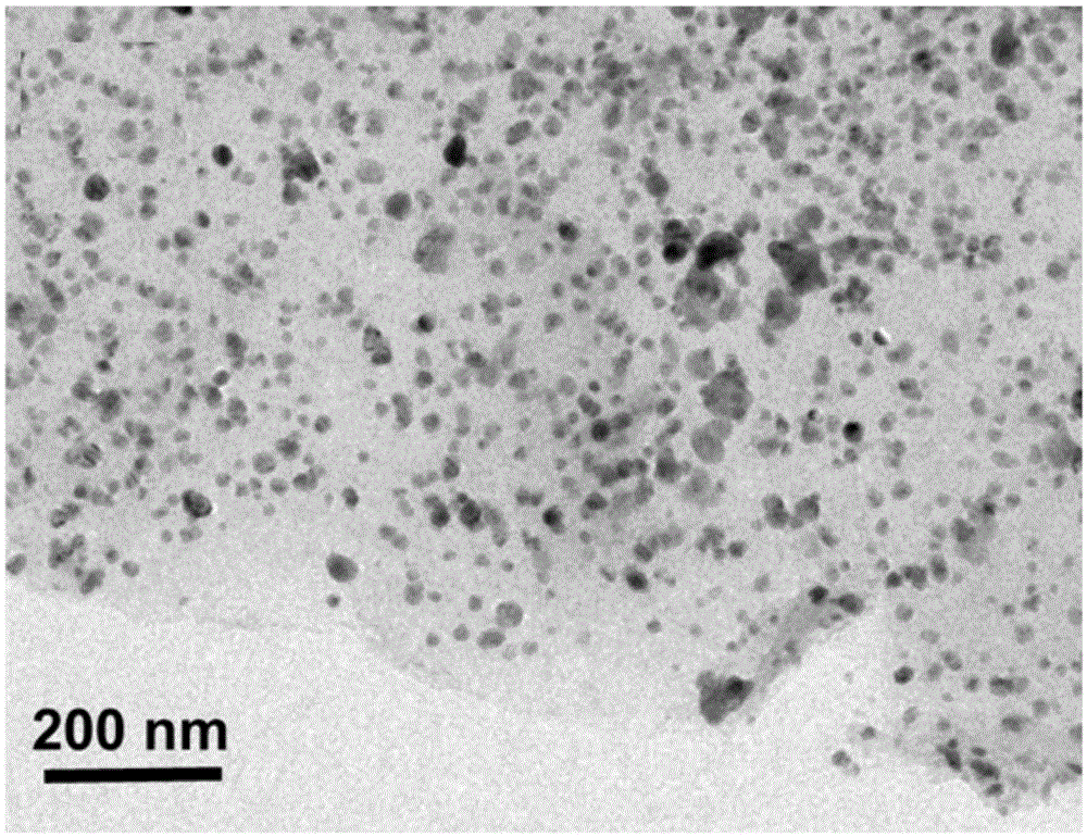 Reduction-oxidation graphene/nanometer metallic silver aerogel with three-dimensional structure and preparation method