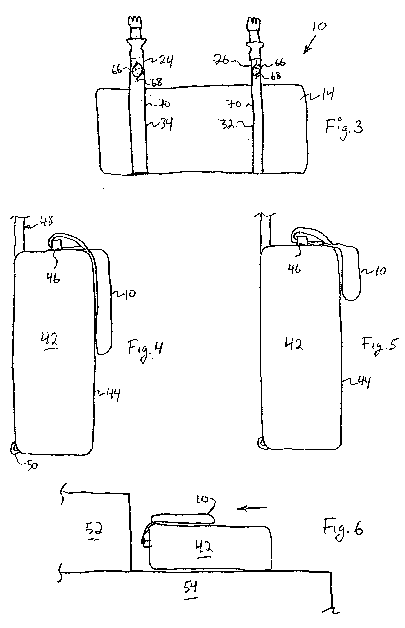 Airport security accessory pouch