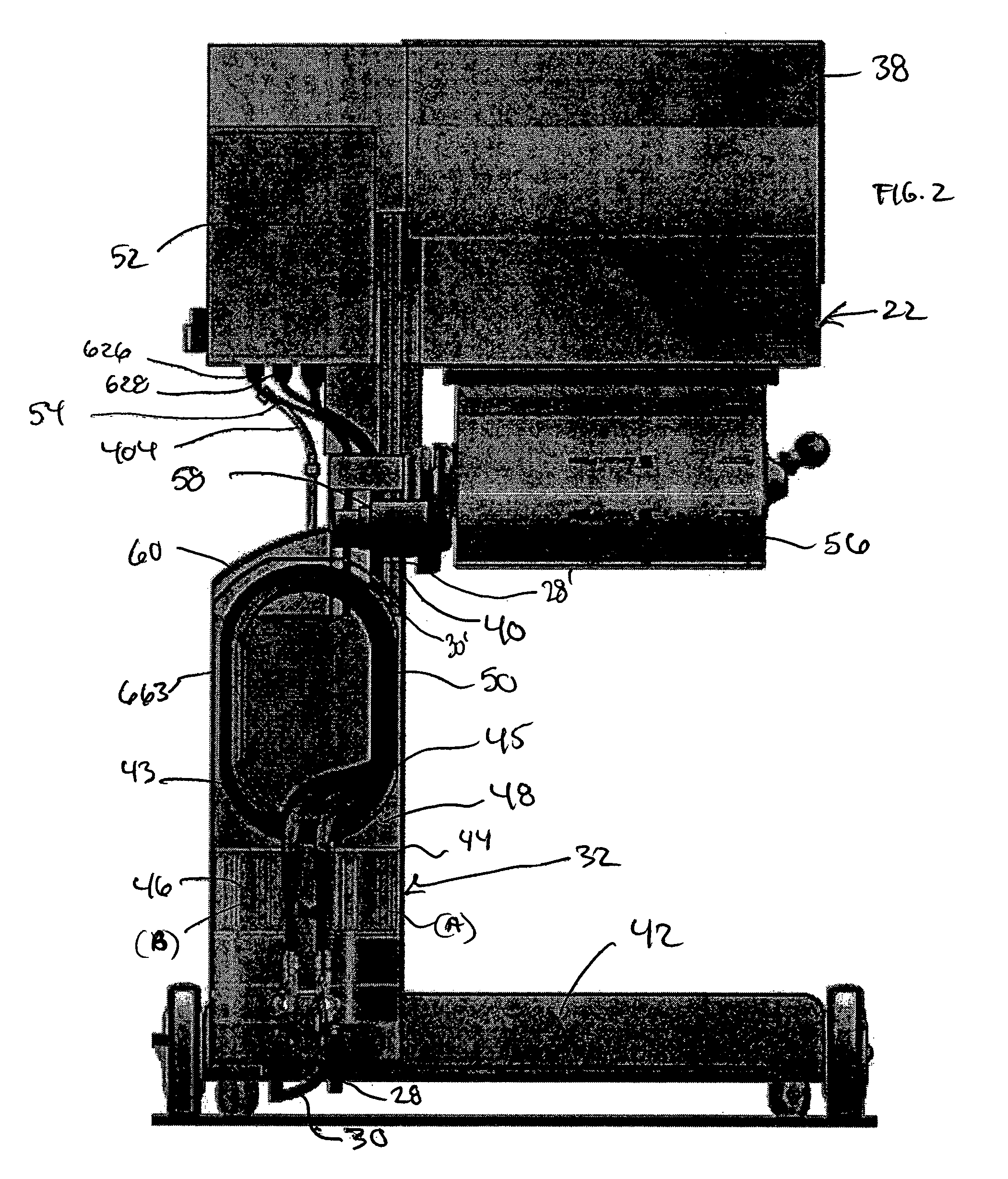 Dispensing system and method of manufacturing and using same with a dispenser tip management