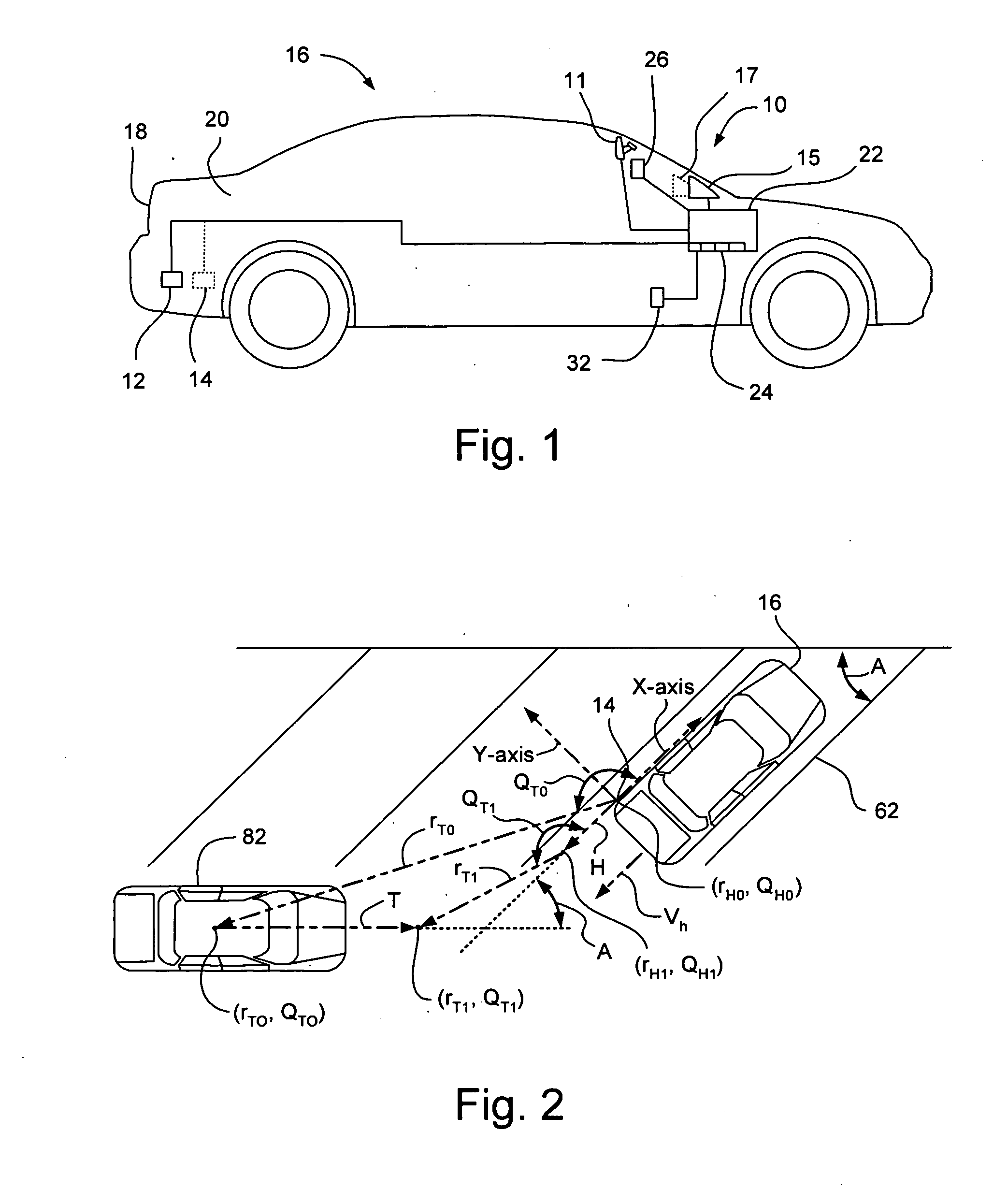 Cross Traffic Alert with Parking Angle Trajectory