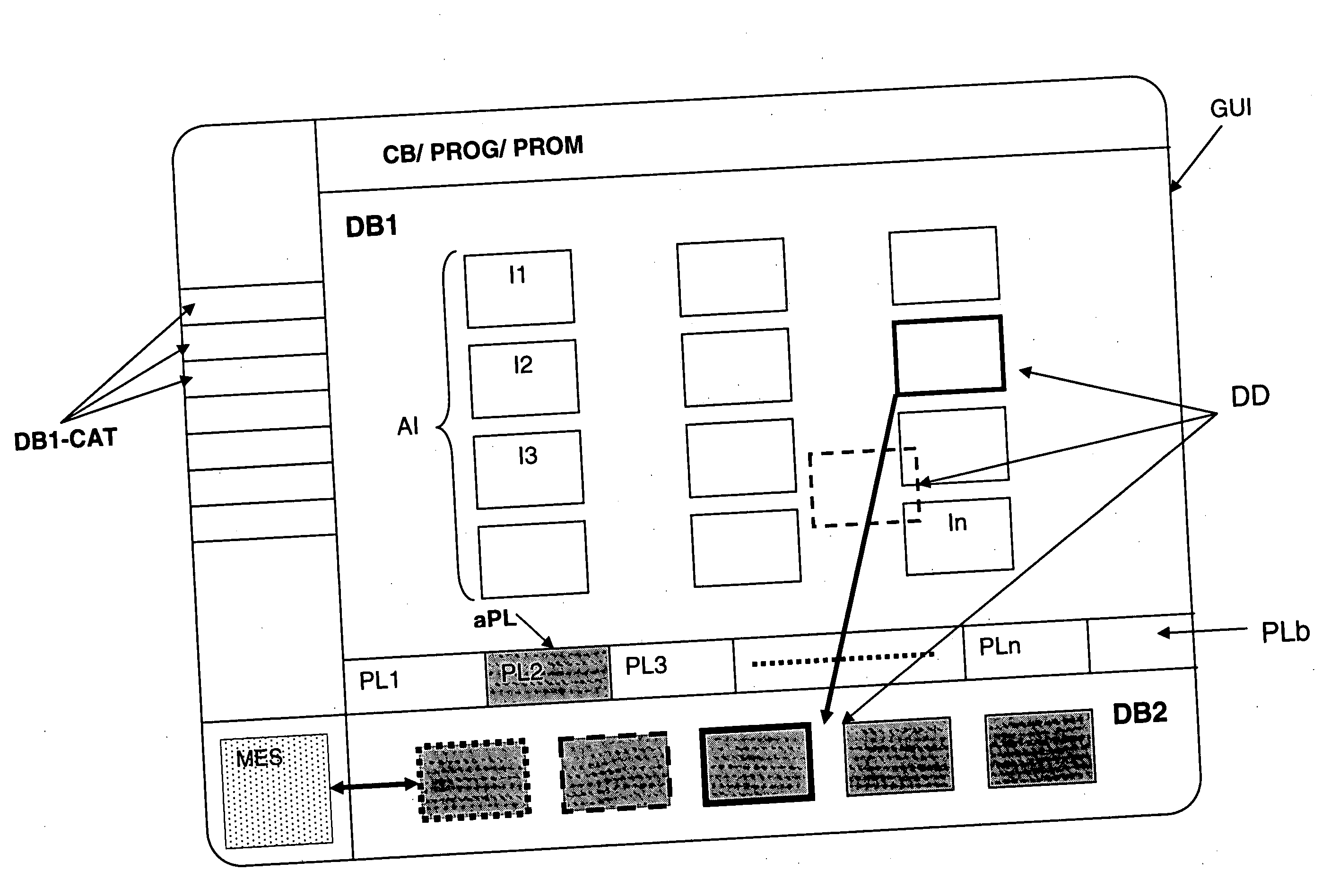 Method and system for dynamically organizing audio-visual items stored in a central database