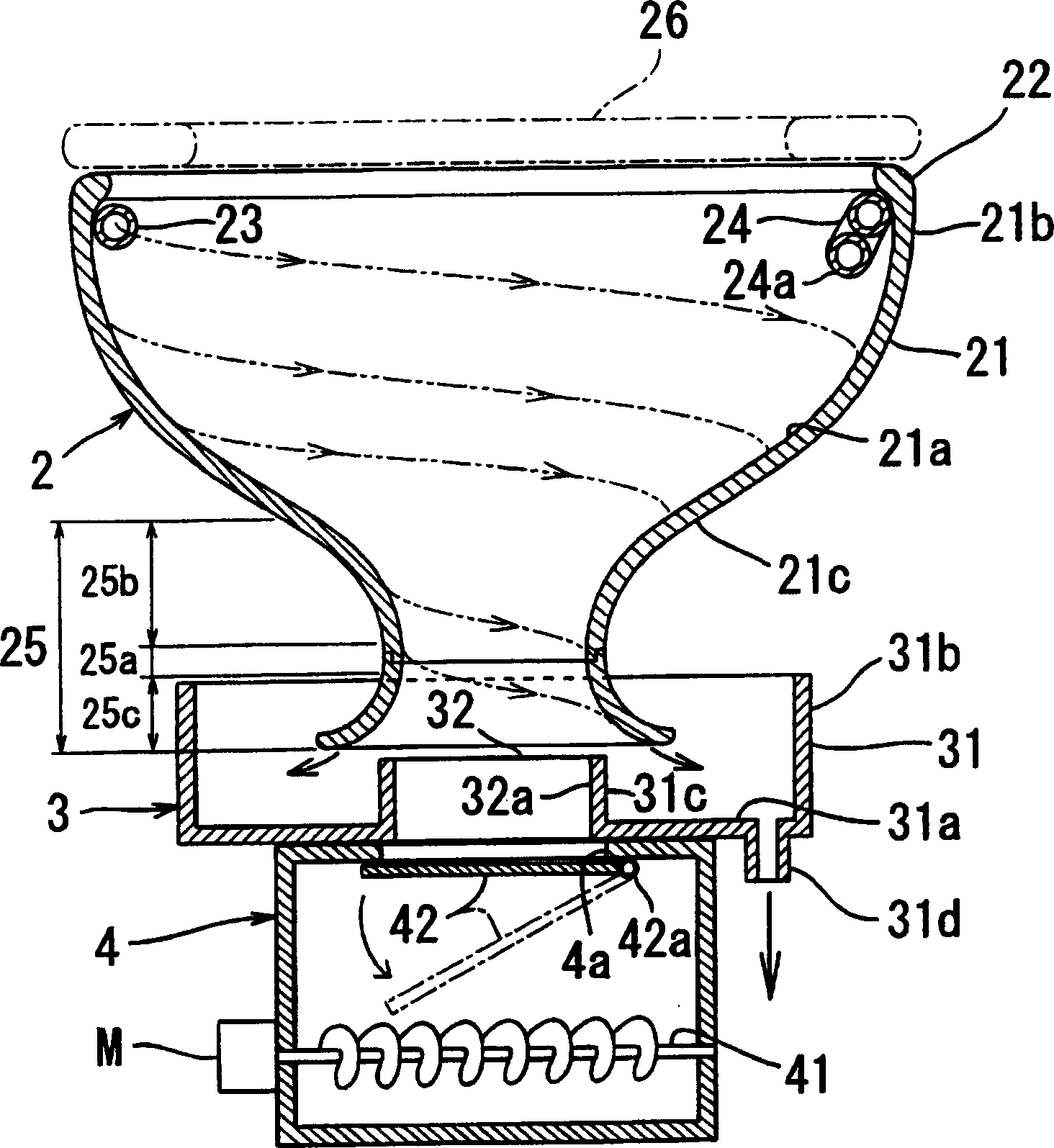 Separable toilet