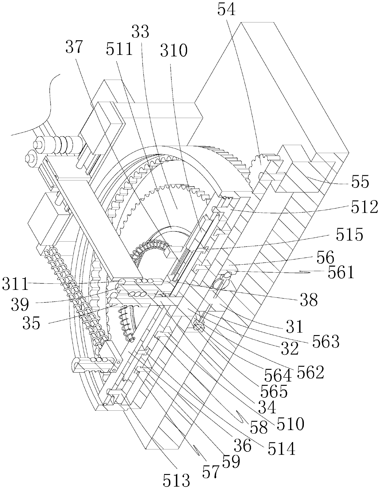 Steel bar bending machine