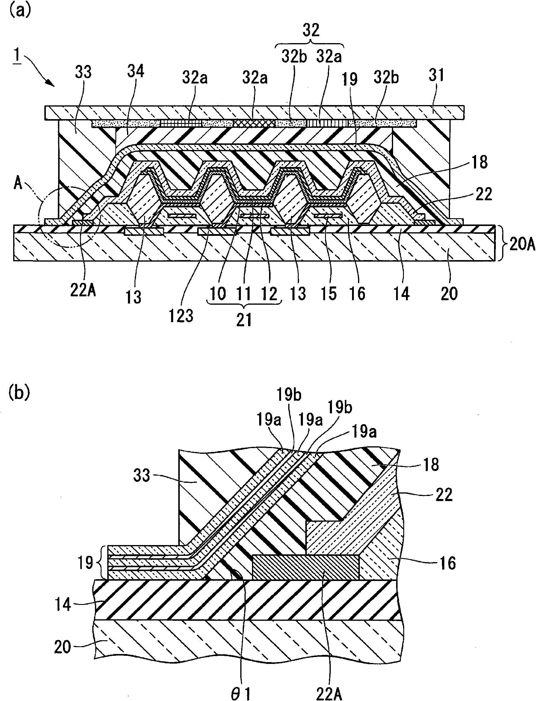 Organic electroluminescence device, process of producing organic electroluminescence device, and electronic apparatus