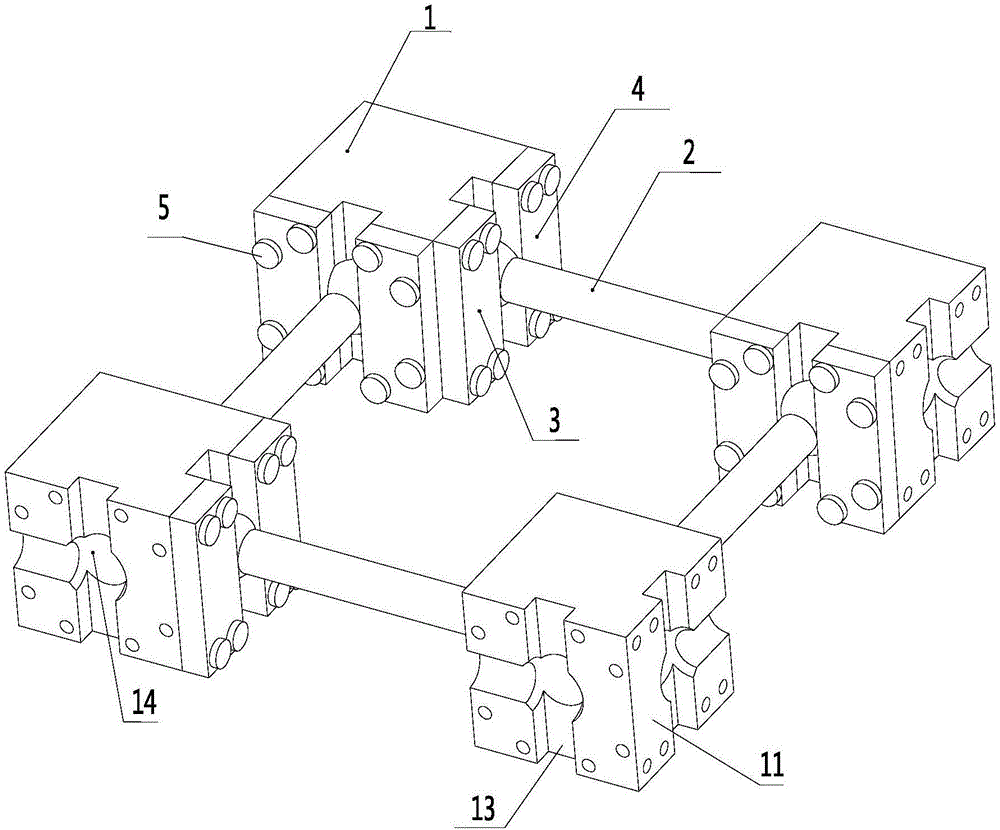 Intelligent unfolding and folding module adopting multi-unit series-parallel connection control