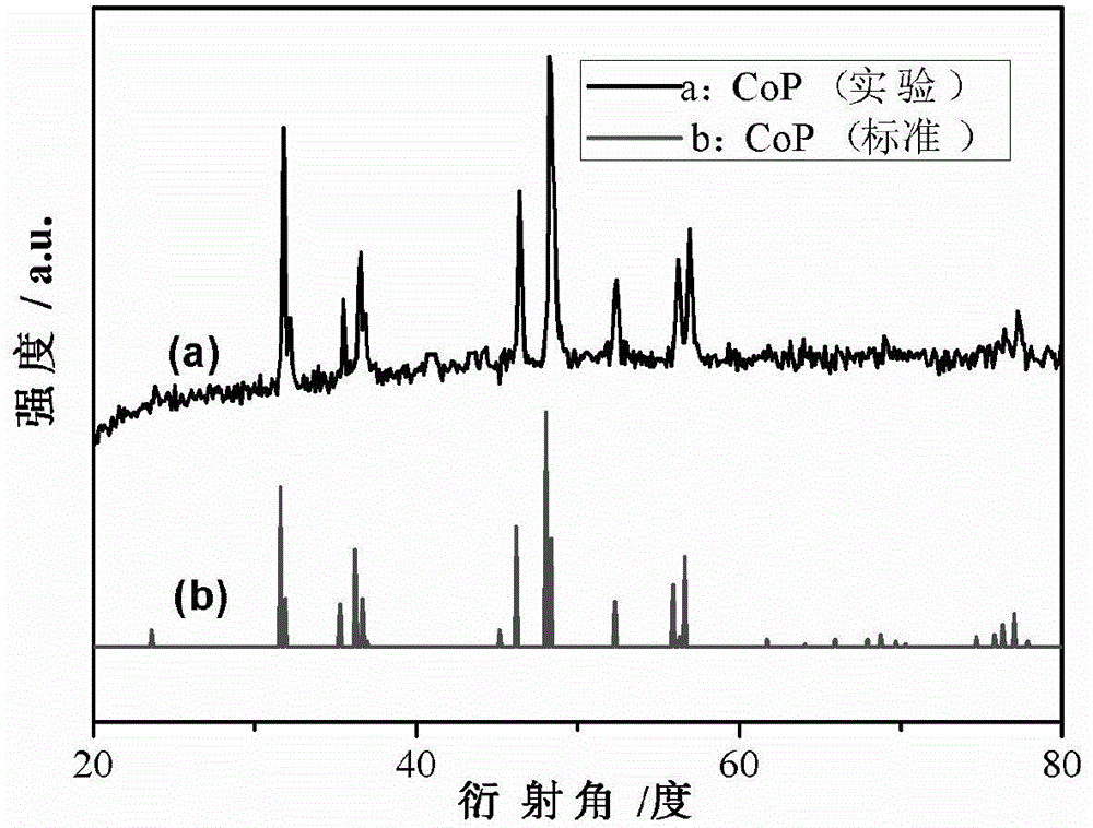 Preparation method of transition metal phosphide with good morphology