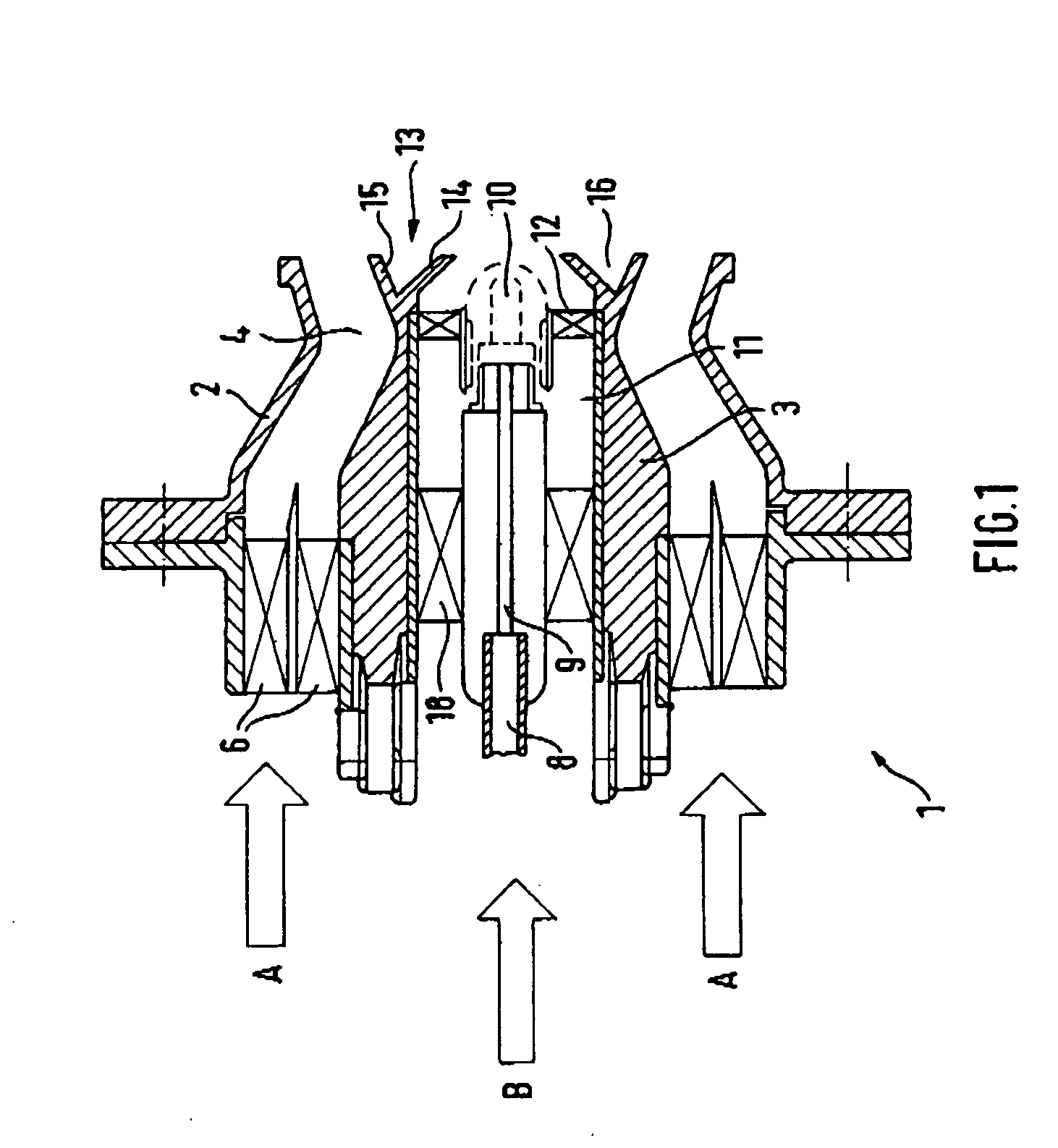 Burner for a gas-turbine combustion chamber