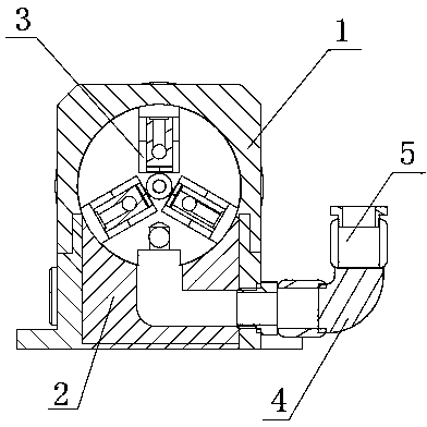 Solid laser module of semiconductor laser pump