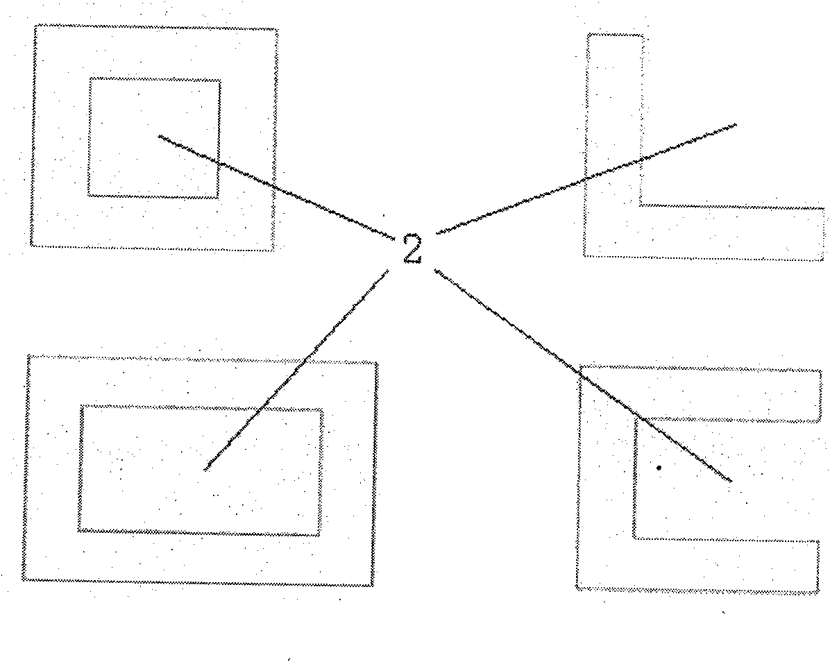 Enclosed type overlapped garden residence