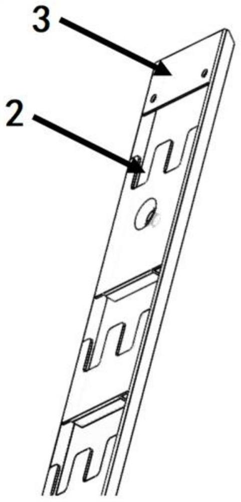 LED display screen lamp panel fixing structure with front maintenance anti-falling function