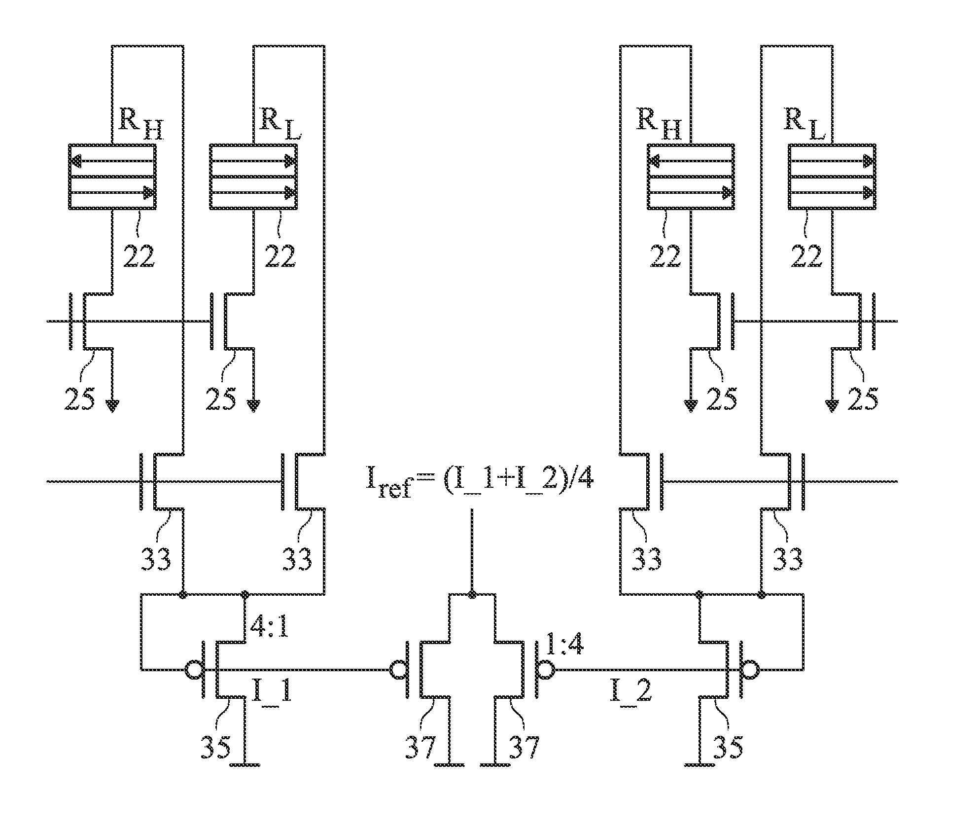 Adjusting reference resistances in determining MRAM resistance states