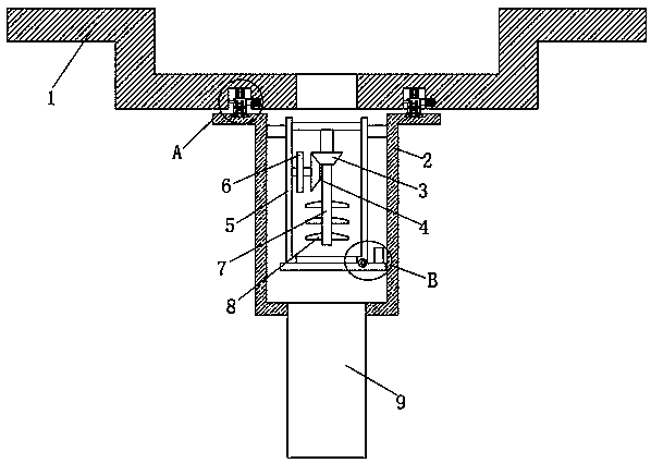 Novel water drainage pipeline for kitchen water tank