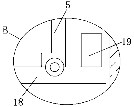 Novel water drainage pipeline for kitchen water tank