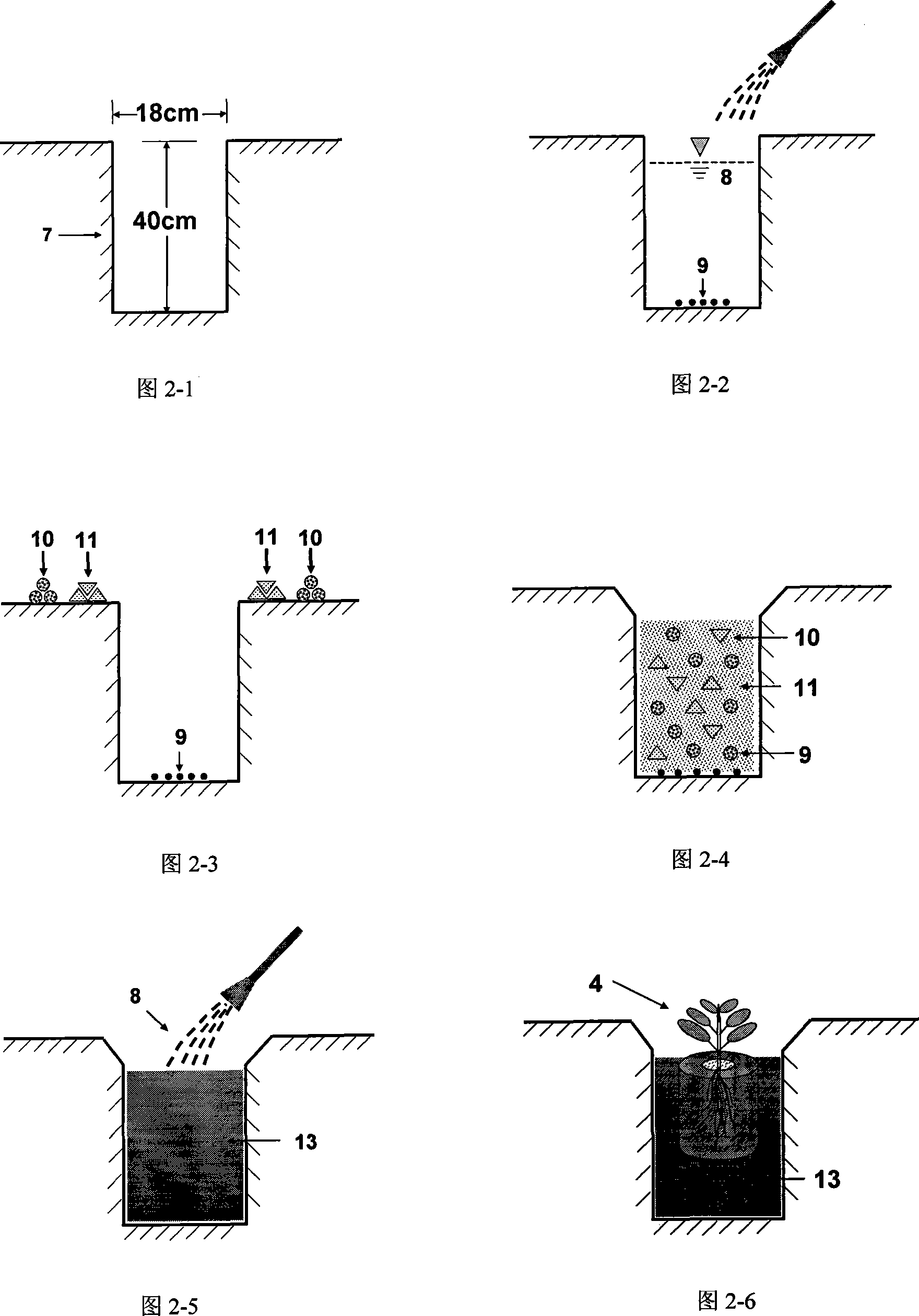 Earth column block for tree seedling cultivation and earth column seedling afforestation method