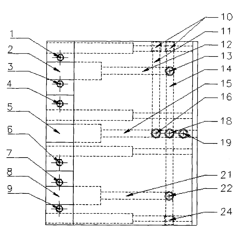 Multi-functional clamp of underwater electric discharging machining electrode