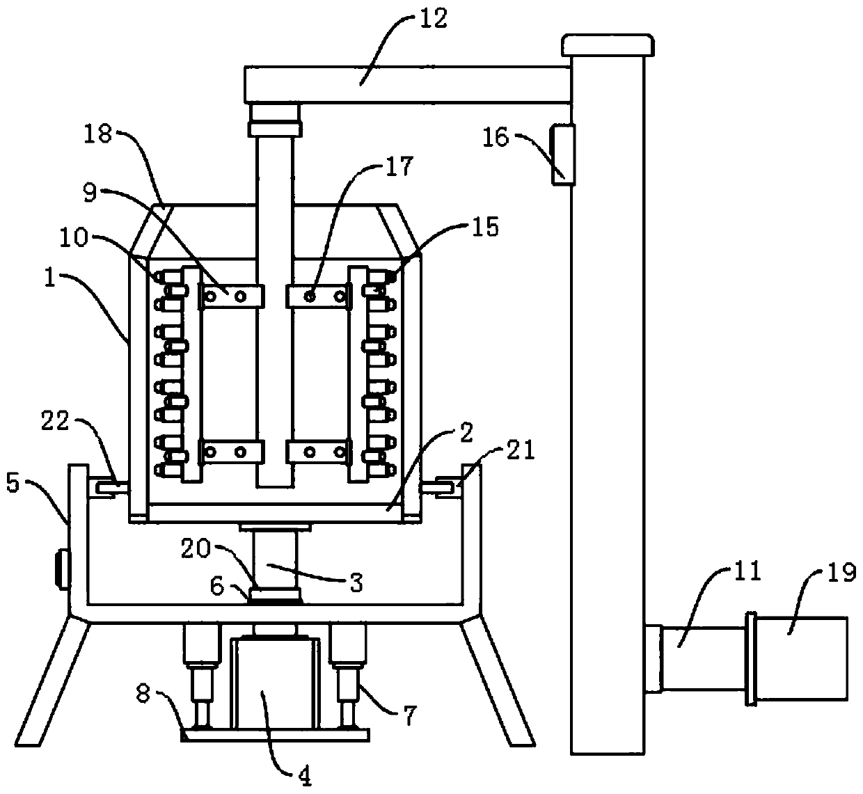 Monitorable tea dehydration device