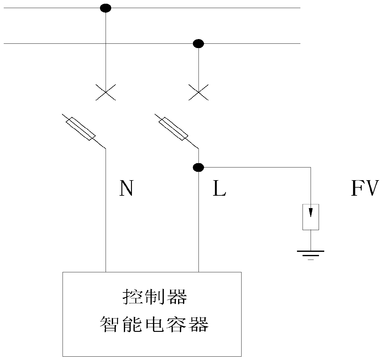 Rural distribution network low-voltage improvement device