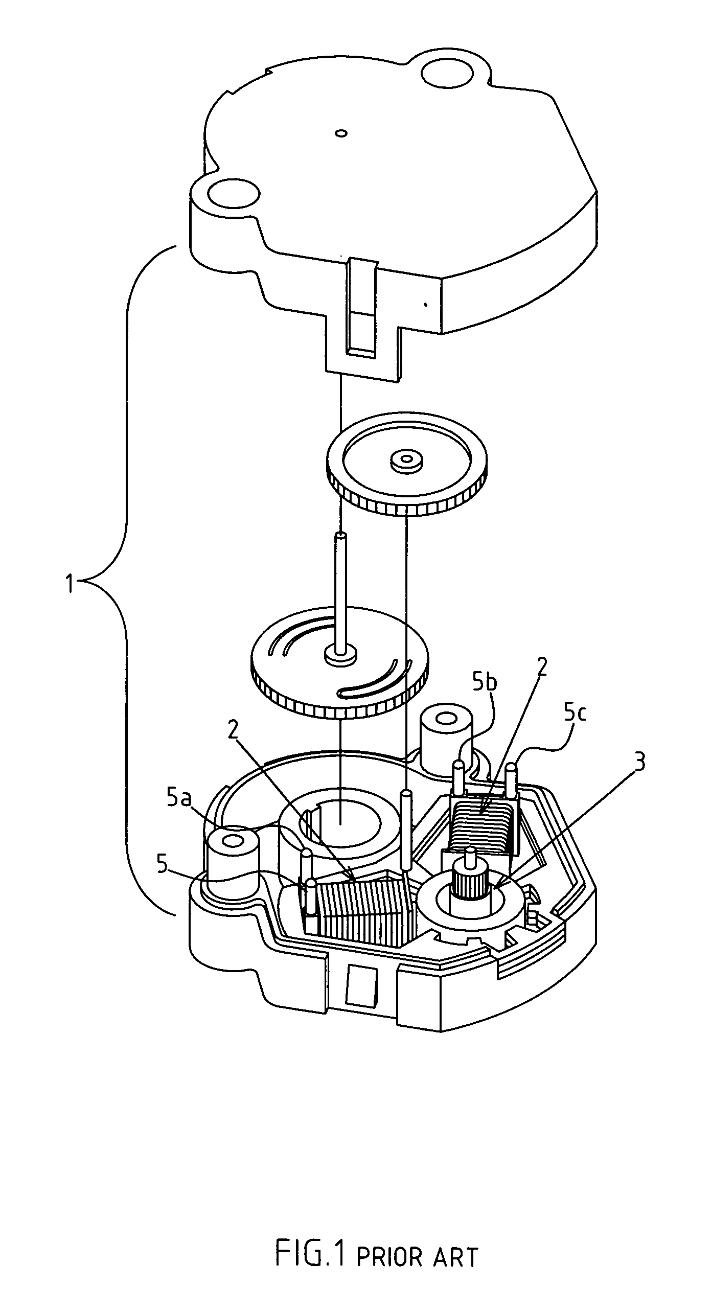 Driving unit for analog meter