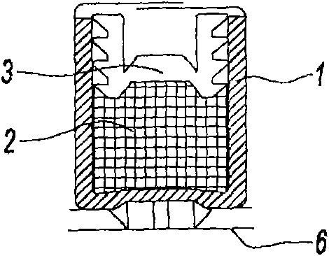 Device enabling cable to be fixed on aircraft structure, dilatation method for device and aircraft body