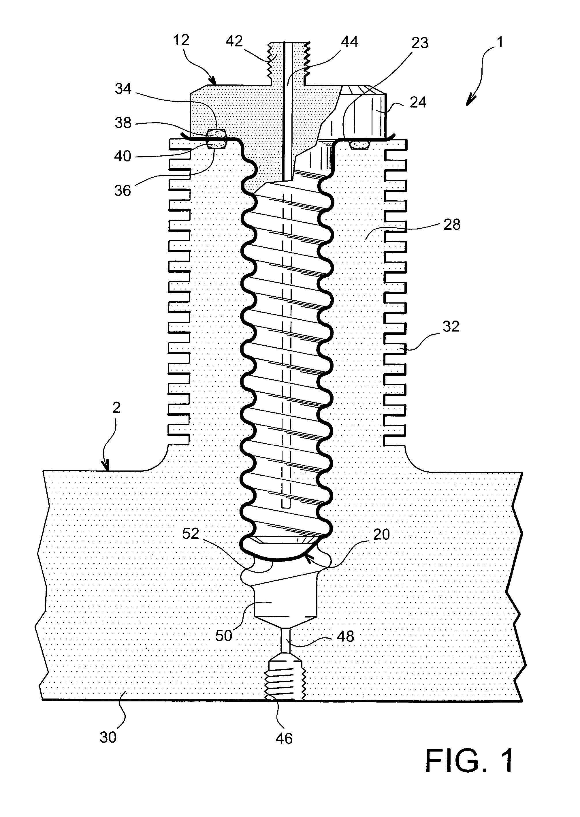 Fuel cell with helical structure