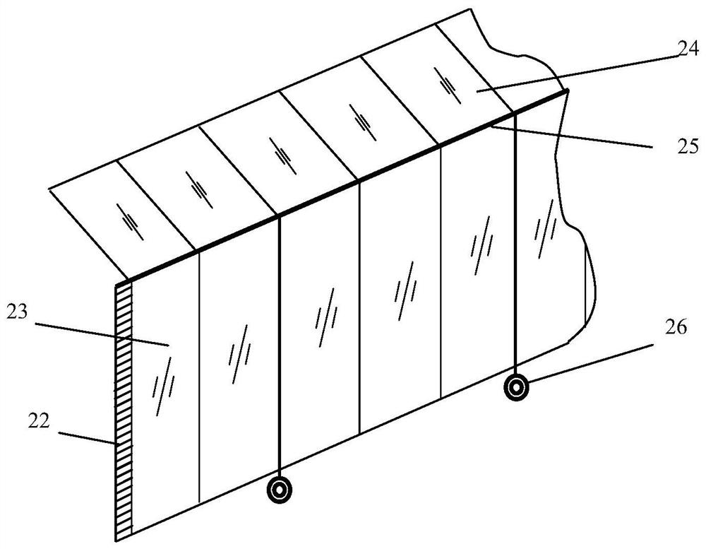 Mobile microenvironment adjusting device for airport gallery bridge berth area