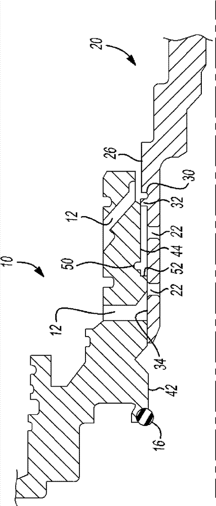 Serrated shaft debris collector