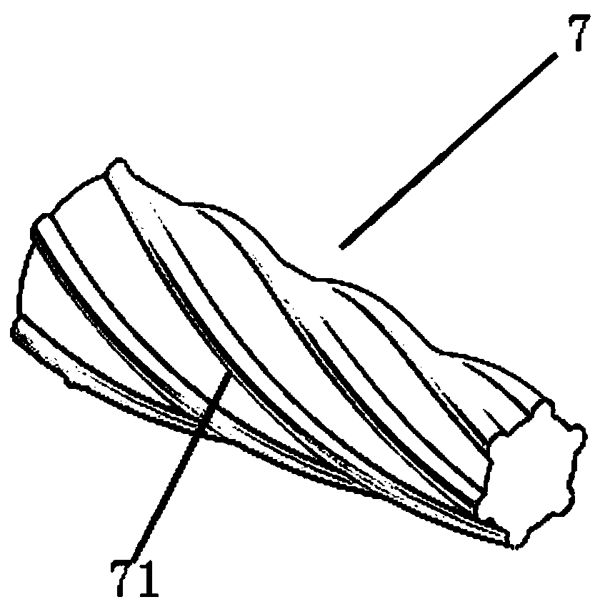 Rotary jet combustion system of ignition chamber type engine