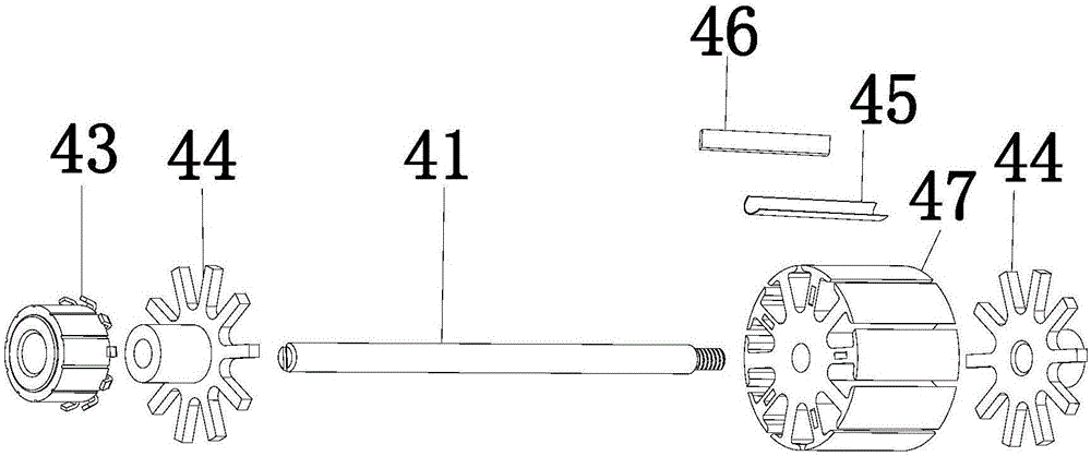 Household single-phase series excitation stirrer motor