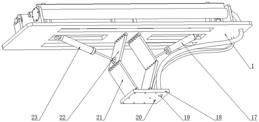 A tower-type photothermal power generation reflector mirror cleaning device