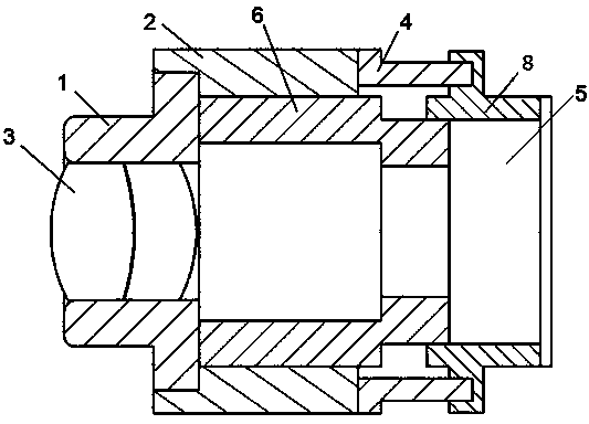 Bionic zoom lens and driving device thereof