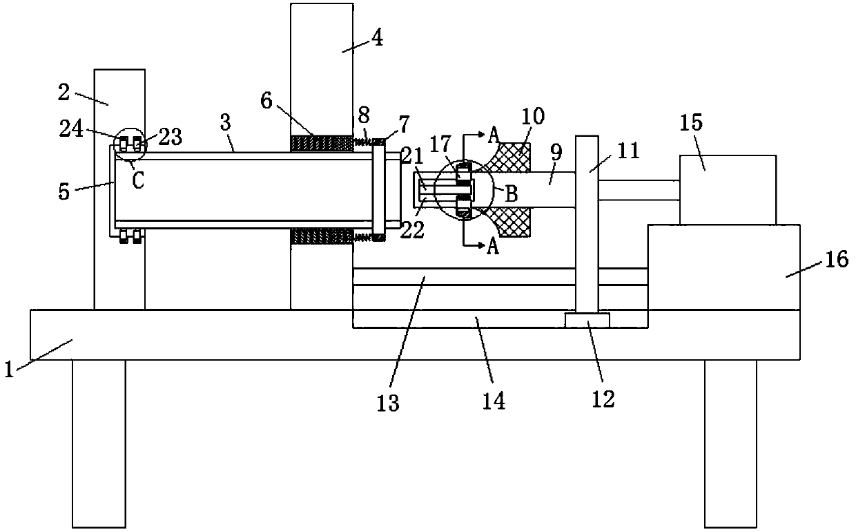 Novel ultrahigh molecular weight polyethylene pipe flanging machine