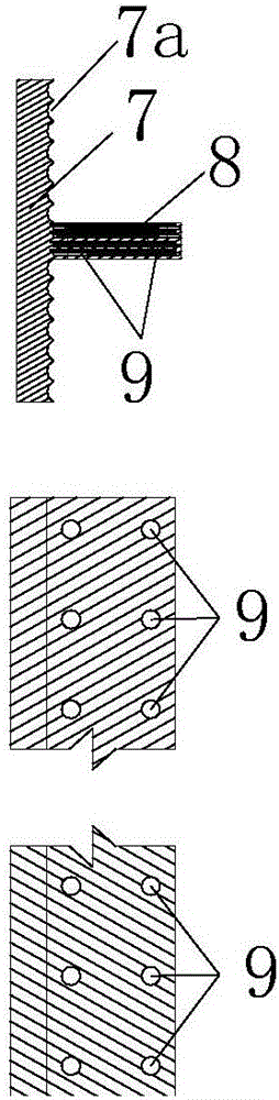 Self-resetting assembly type subway station flexible antiseismic structure