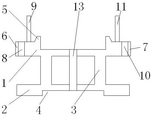 Transformer skeleton with shielding function