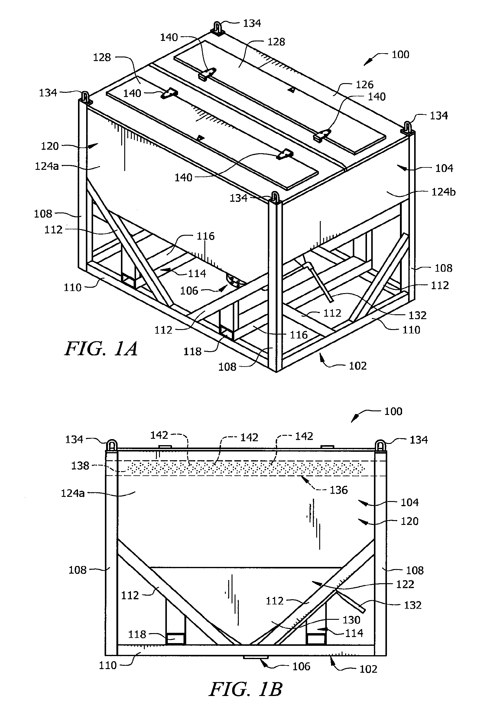 Systems and methods for bulk material storage and/or transport