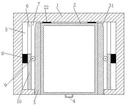 Toolbox structure for electromechanical maintenance