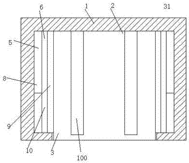 Toolbox structure for electromechanical maintenance